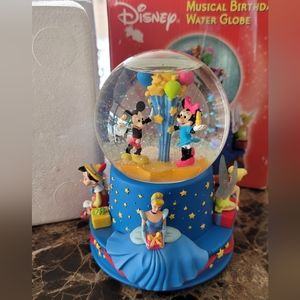 Disney Musical Birthday Water Globe Walt's 100th